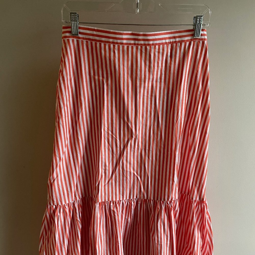 NWT Zara Striped Midi Skirt